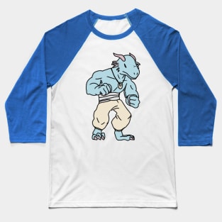 Dragonborn Monk Baseball T-Shirt